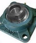 1 13/16" Bearing HCF210-29 Square Flanged Housing Mounted Bearing with Eccentric Collar - VXB Ball Bearings