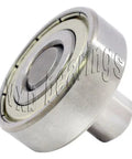 1 1/4 Inch Ball Bearing with 1/2 diameter integrated 1 1/4 Axle - VXB Ball Bearings