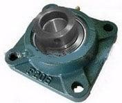 1 3/4" Bearing HCF209-28 Square Flanged Housing Mounted Bearing with Eccentric Collar - VXB Ball Bearings