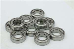 1.5x6x3 Stainless Steel S601XZZ Shielded Miniature Bearing Pack of 10 - VXB Ball Bearings