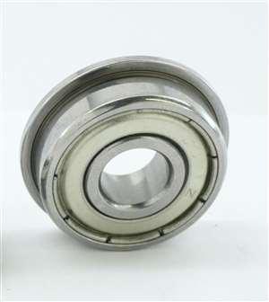 10 Flanged Shielded Bearing FR155ZZ 5/32x5/16x1/8 inch Bearings - VXB Ball Bearings