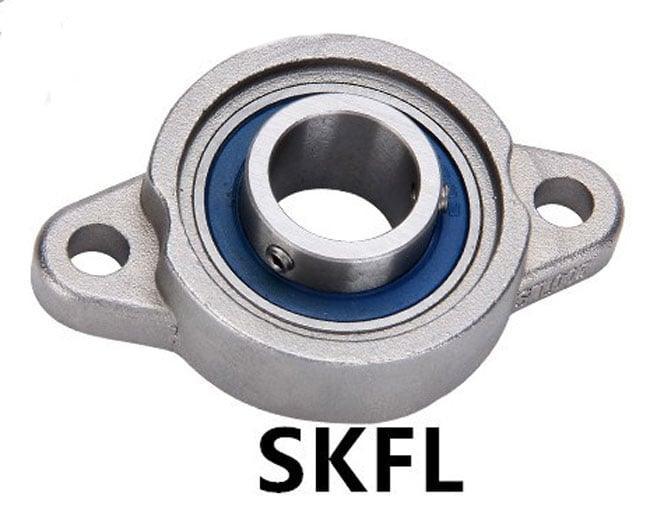 10mm Miniature Flanged Block Stainless Steel Mounted Bearings VXB