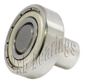 11/16 Inch Ball Bearing with 3/16 diameter integrated 3/8 Long Axle - VXB Ball Bearings