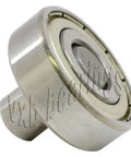 1/2 Inch Flanged Bearing with 5/16 diameter integrated 1 1/4 Axle - VXB Ball Bearings