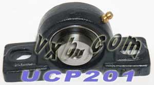 12mm Bearing UCP201 Pillow Block Cast Housing Mounted Bearings - VXB Ball Bearings