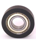 12x38x8mm Heavy Load pulley wheel roller Bearing with Tire - VXB Ball Bearings
