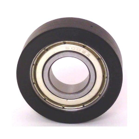 12x38x8mm Heavy Load pulley wheel roller Bearing with Tire - VXB Ball Bearings