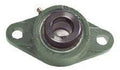 15mm Bearing HCFL202 2 Bolts Flanged Cast Housing Mounted Bearing with Eccentric Collar lock - VXB Ball Bearings
