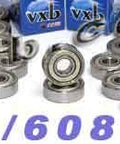 16 inline/Rollerblade Skate Bearing 8mm Bore Shielded - VXB Ball Bearings