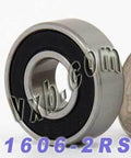 1606-2RS Sealed Bearing 3/8x29/32x5/16 inch Miniature - VXB Ball Bearings
