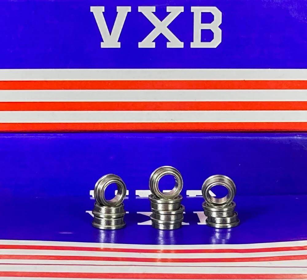 10 Roulements à Billes FR168ZZ - 1/4 X 3/8 X 1/8 Pouces - ABEC-7, Blindés, Pour Applications Précises Et Rapides