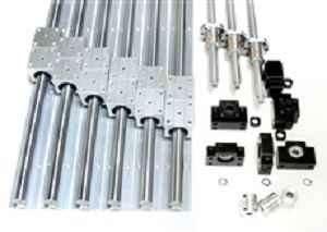 1x1 Foot CNC Router Kit 12mm Rails and BallScrews XYZ Travel 12" x 12" x 10" inch - VXB Ball Bearings