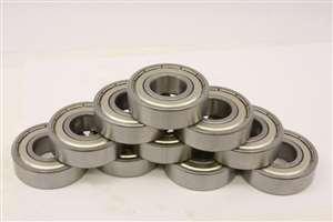 2.5x6x2.6 Stainless Steel Shielded Miniature Bearing Pack of 10 - VXB Ball Bearings