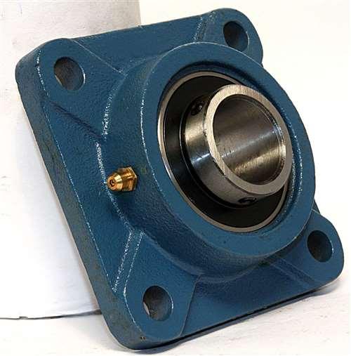 2 Bearing UCF-210-32 + Square Flanged Cast Housing Mounted Bearings ...