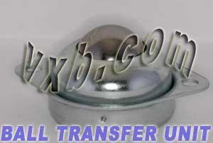 2 Holes Flange Ball Transfer Unit Mounted Bearings - VXB Ball Bearings