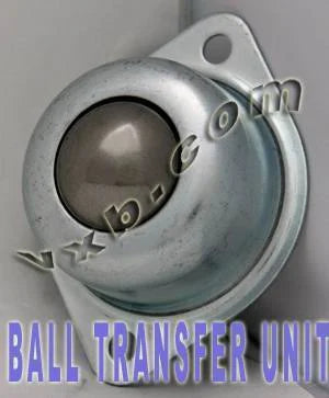 2 Holes Flange Ball Transfer Unit Mounted Bearings - VXB Ball Bearings