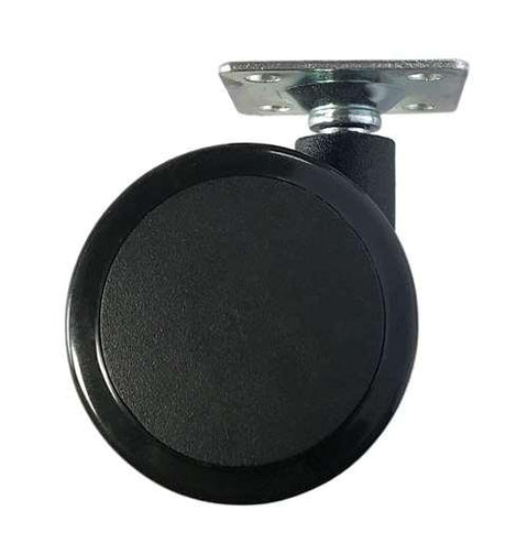 2" Inch Caster Wheel 55 pounds Swivel and Upper Brake Nylon and Polyvinyl Chloride Top Plate - VXB Ball Bearings
