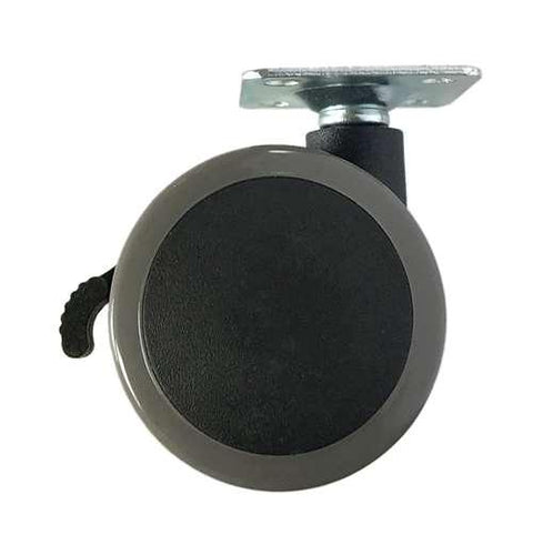 2" Inch Caster Wheel 55 pounds Swivel Nylon and Polyvinyl Chloride Top Plate - VXB Ball Bearings