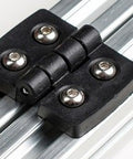 2020 Aluminum Profile Accessory, Zinc Alloy Black Hinge for Extrusion Profile - VXB Ball Bearings