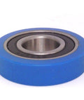 20X50X12mm Polyurethane Rubber roller wheel Bearing Sealed Miniature with tire - VXB Ball Bearings