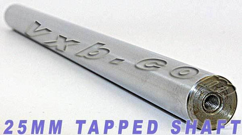 25mm Hardened end Tapped Shaft 17inch Long Linear Motion - VXB Ball Bearings