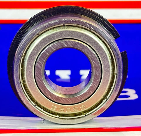 6202ZZNR Shielded Bearing  with snap ring groove + a snap ring 15x35x11