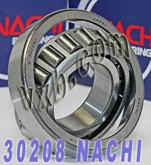 30208 Nachi Tapered Roller Bearings Japan 40x80x18 - VXB Ball Bearings