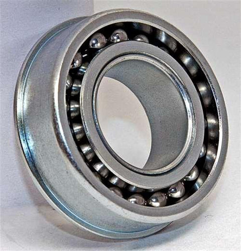 3/32x3/16x1/16 inch Flanged Hybrid Ceramic Bearing Open Miniature - VXB Ball Bearings