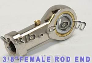 3/8 Female Rod End PHSB6L Left hand Bearing - VXB Ball Bearings