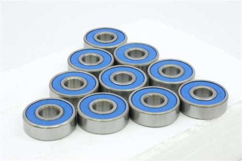 3x8 Sealed 3x8x3 Miniature Bearing Pack of 10 - VXB Ball Bearings