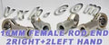 4 Female Rod End Heim Joints 16mm PHS16 2 Right Hand 2 Left Hand - VXB Ball Bearings
