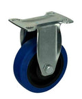 4" Inch Medium Duty Caster Wheel 198 pounds Rigid Thermoplastic Rubber Top Plate - VXB Ball Bearings
