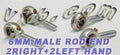 4 Male Rod End 6mm Rod Ends Heim Joints Bearing - VXB Ball Bearings