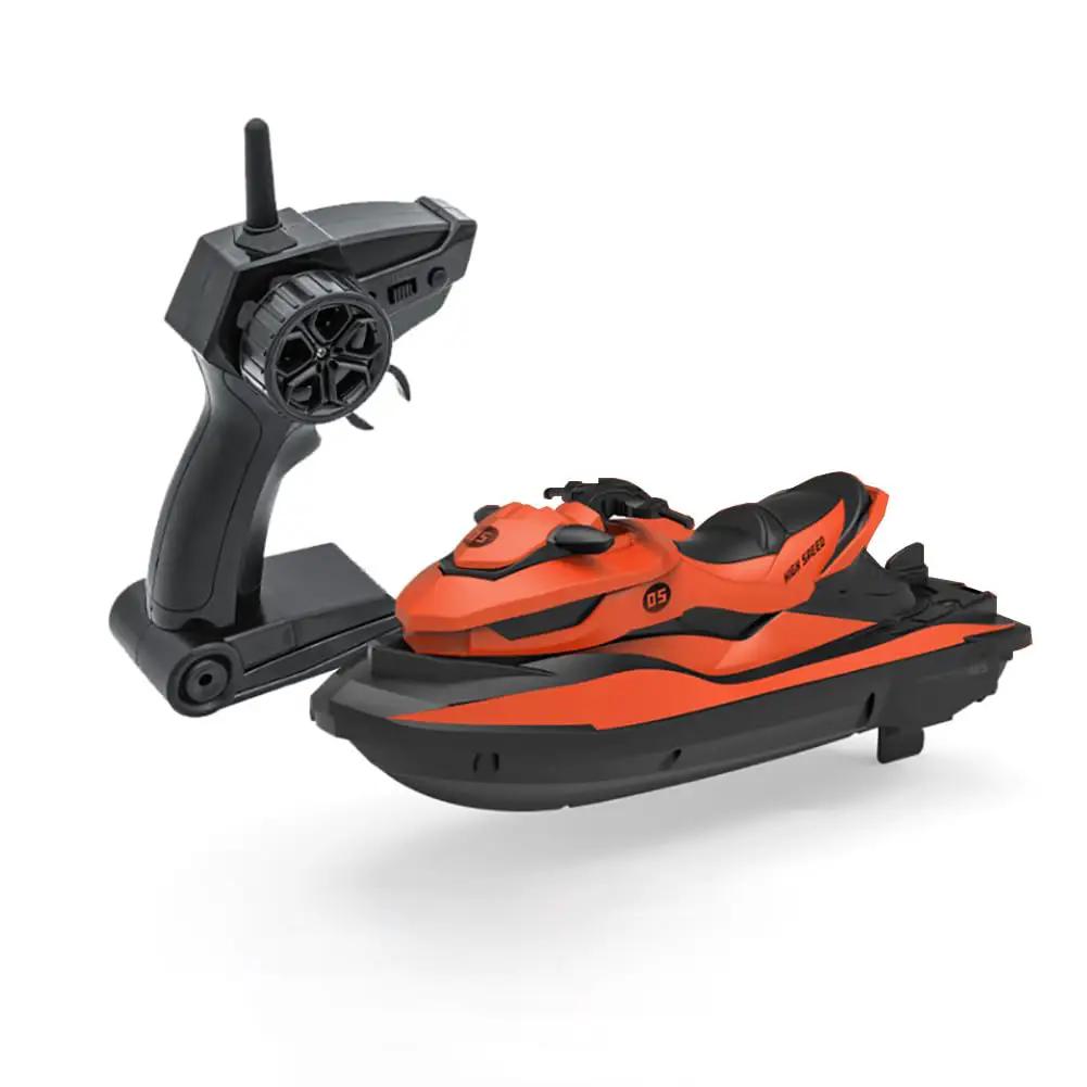 High Speed 2.4GHz RC Jet Ski Toy, Bright Orange ✓