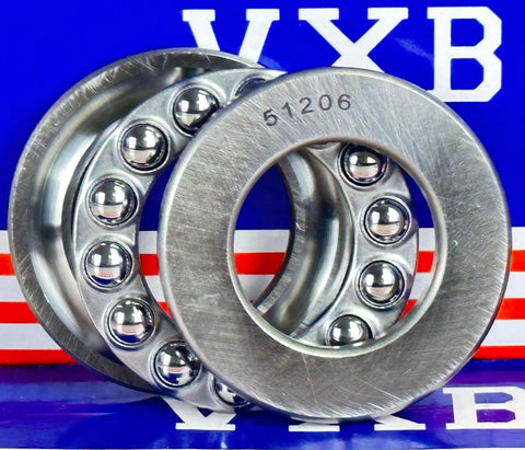 51206 Thrust Bearing 30x52x16 - VXB Ball Bearings