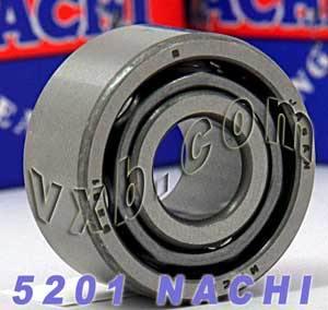 5201 Nachi 2 Rows Angular Contact Bearing 12x32x15.9 Japan Bearings - VXB Ball Bearings