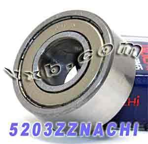 5203ZZ Nachi 2 Rows Angular Contact Bearing 17x40x17.5 Bearings - VXB Ball Bearings
