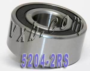 5204-2RS Angular Contact Sealed 20mm Bore Bearing - VXB Ball Bearings