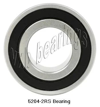 5204-2RS Bearing Angular contact 5204-2RS - VXB Ball Bearings