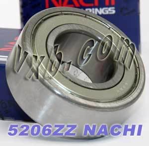 5206ZZ Nachi 2 Rows Angular Contact Bearing 30x62x23.8 Bearings - VXB Ball Bearings