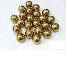 5mm = 0.196" Inches Diameter Loose Solid Bronze/Brass Pack of 10 Bearing Balls - VXB Ball Bearings
