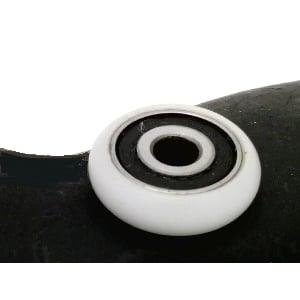 5mm Bore Bearing with 20mm White Plastic Tire 5x20x5.5mm - VXB Ball Bearings