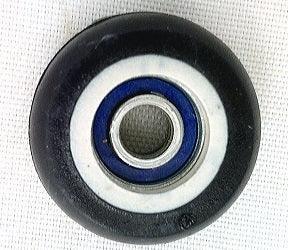 5mm Bore Bearing with 23mm Plastic Tire 5x23x7mm - VXB Ball Bearings