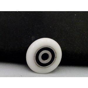 5mm Bore Bearing with 27mm White Plastic Tire 5x27x6mm - VXB Ball Bearings