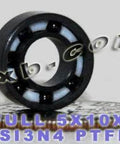 5x10x4 Full Ceramic Bearing Silicon Nitride Miniature - VXB Ball Bearings