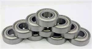 FastEddy Bearings 5x9x3 FLANGED Metal Shielded Bearing - MF95-ZZ (10 Units/Pack)