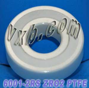 6001-2RS Full Ceramic Sealed Bearing 12x28x8 ZrO2 - VXB Ball Bearings