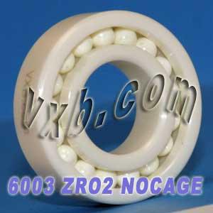 6003 Full Complement Ceramic Bearing 17x35x10 - VXB Ball Bearings