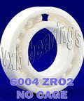 6004 Full Complement Ceramic Bearing 20x42x12 ZrO2 - VXB Ball Bearings