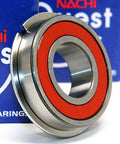 6006-2NSENR Nachi Bearing Sealed C3 Snap Ring 30x55x13 Bearings - VXB Ball Bearings
